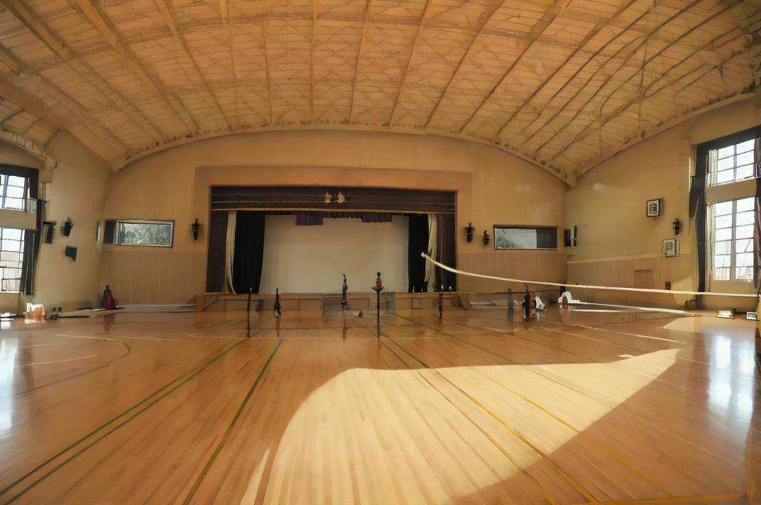体育館taiikukan (Japanese school gymnasium) by swingwings on Tensor.Art