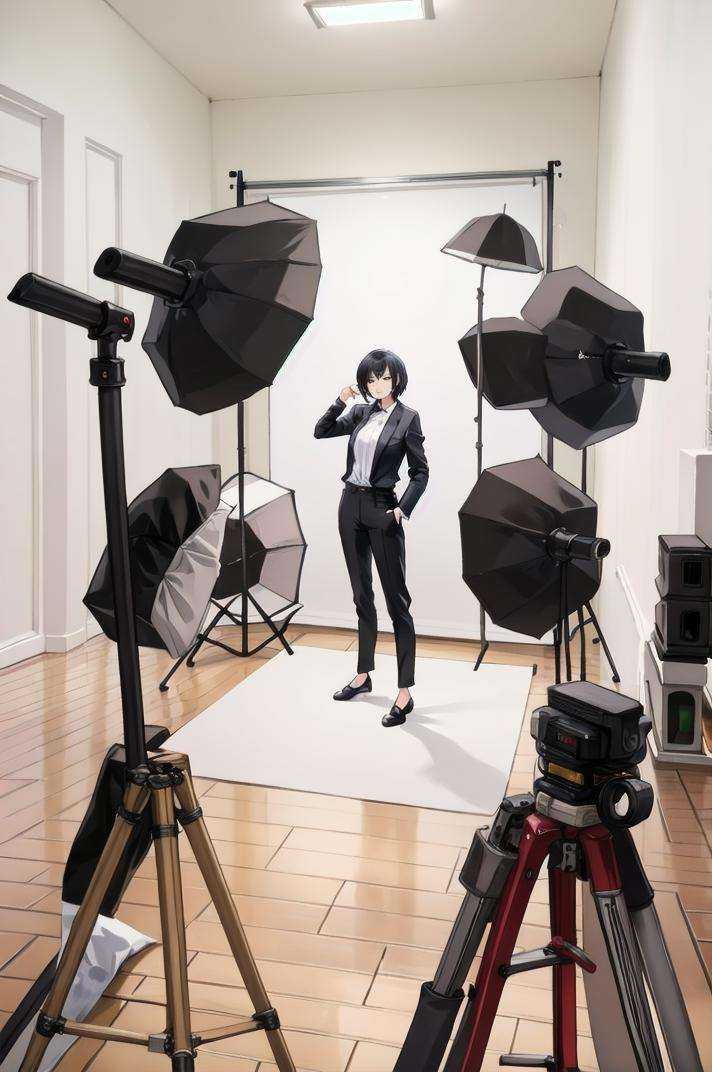 撮影スタジオ / photo studio by swingwings on Tensor.Art