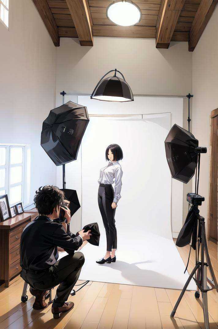 撮影スタジオ / photo studio by swingwings on Tensor.Art