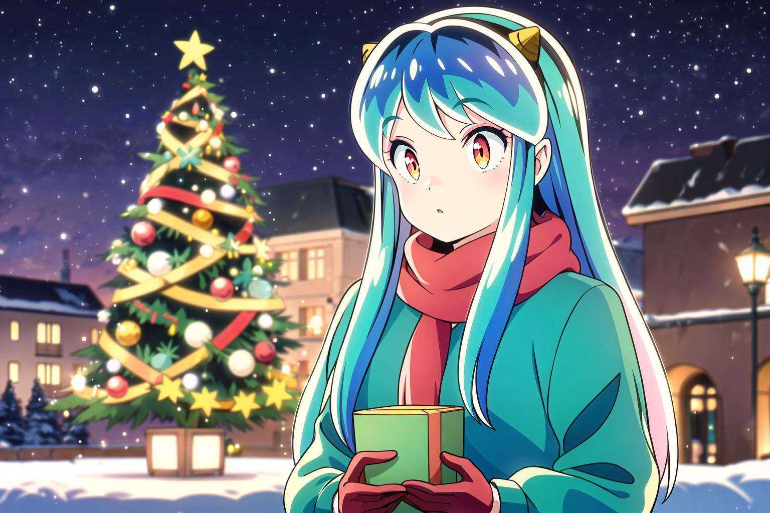 lum,  1girl,  night on Tensor.Art