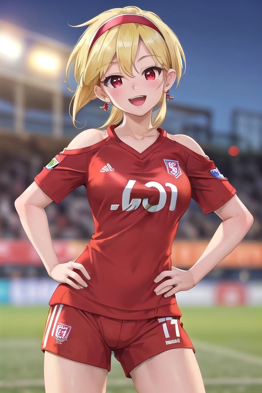 red uniform,  good hand,  4k on Tensor.Art