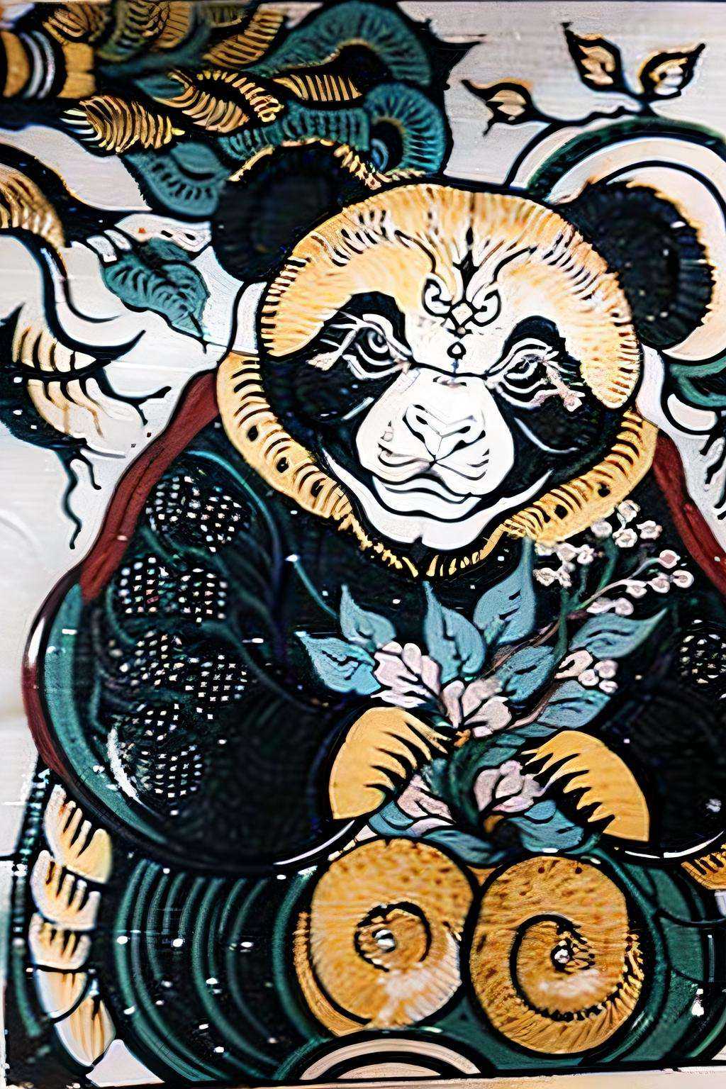 vector,  (( panda))) on Tensor.Art