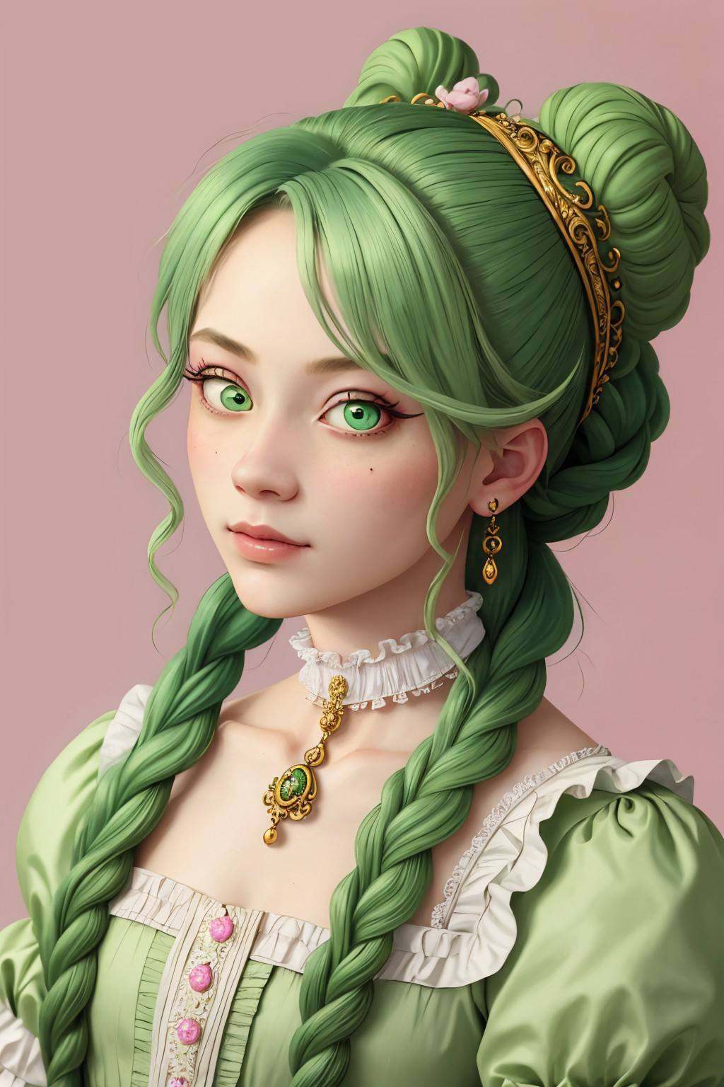 Nichameleon,  focus on eyes,  close up on face on Tensor.Art