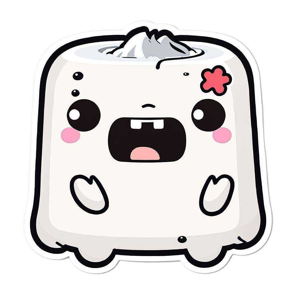 kawaii sticker,  Ghast on Tensor.Art