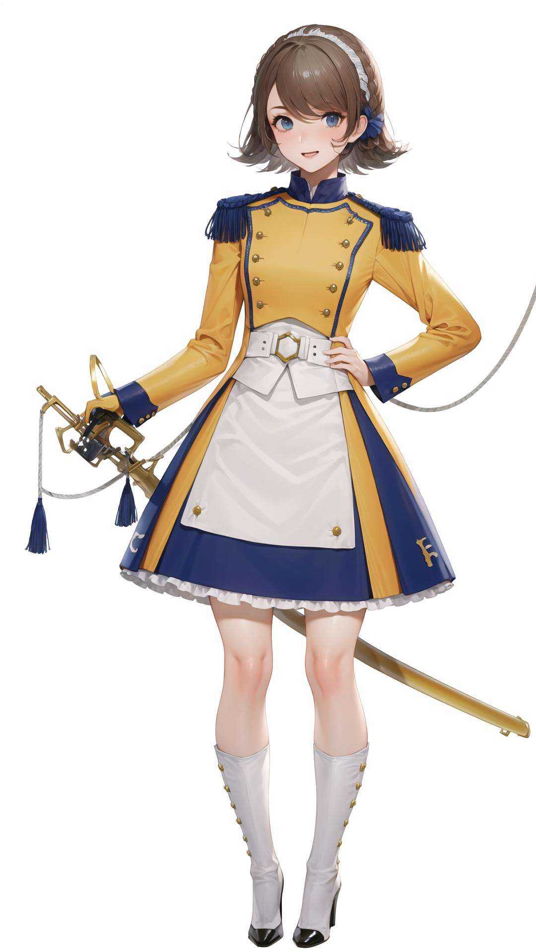 1girl, ((full body)), solo, Eugénie Caron <lora:Eugénie Caron:0.6>