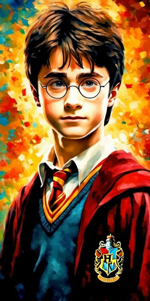 harry potter,  oil painting on Tensor.Art