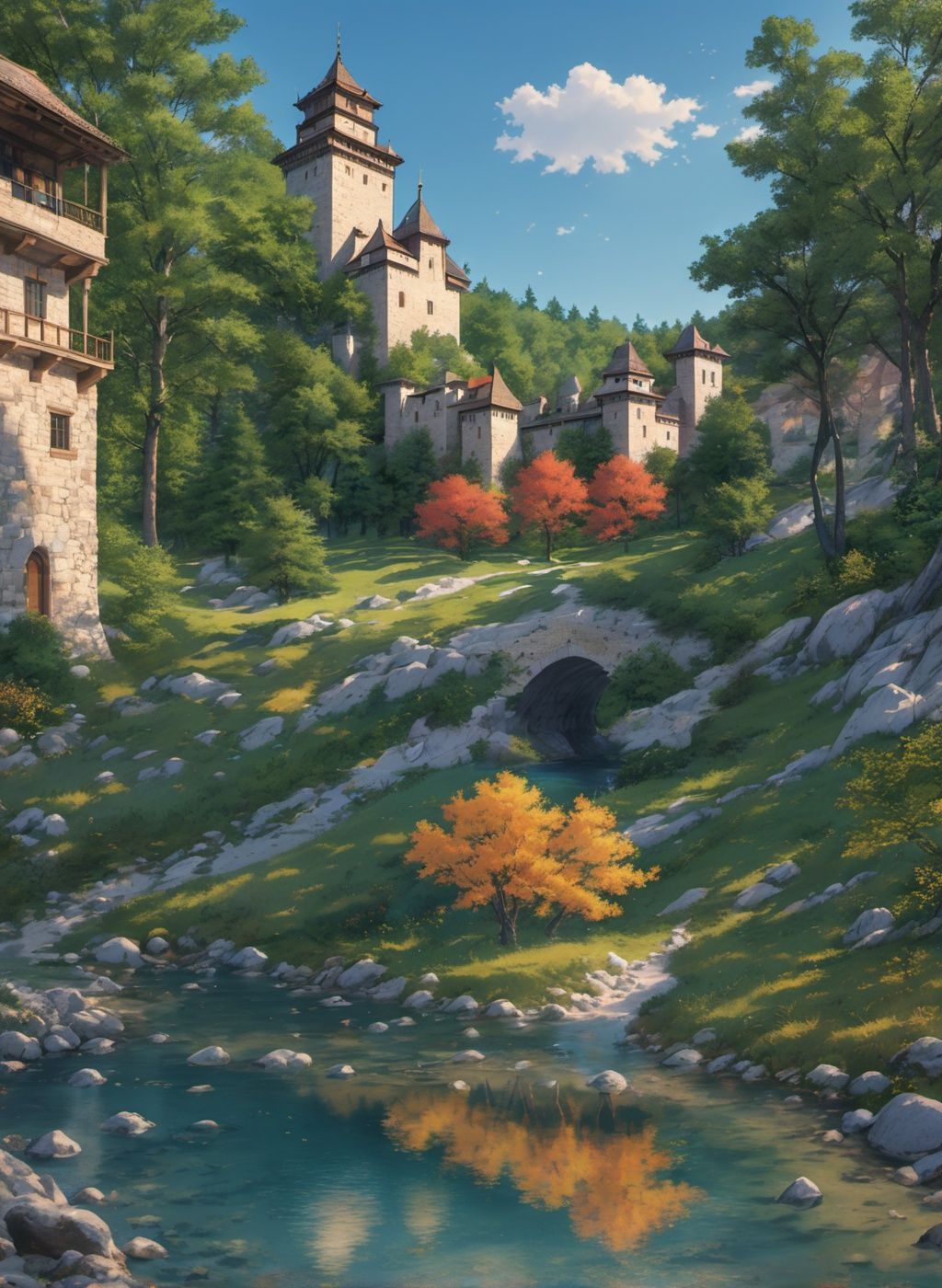 castle, <lora:WDR_scenery1.0:0.8>
