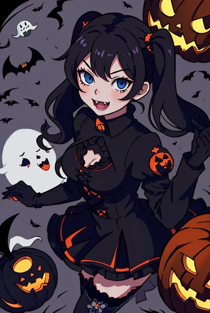 anime illustration,  best shadows,  halloween on Tensor.Art