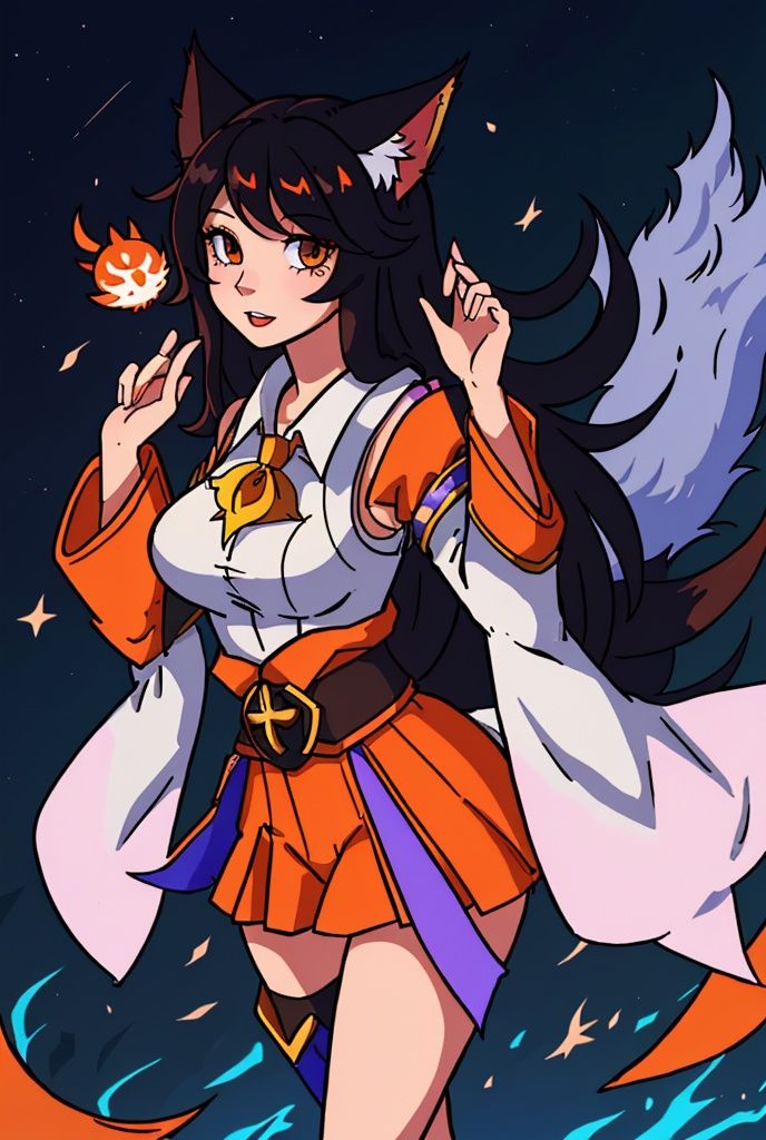 ahri,  ahri_\(league_of_legends\),  1girl on Tensor.Art
