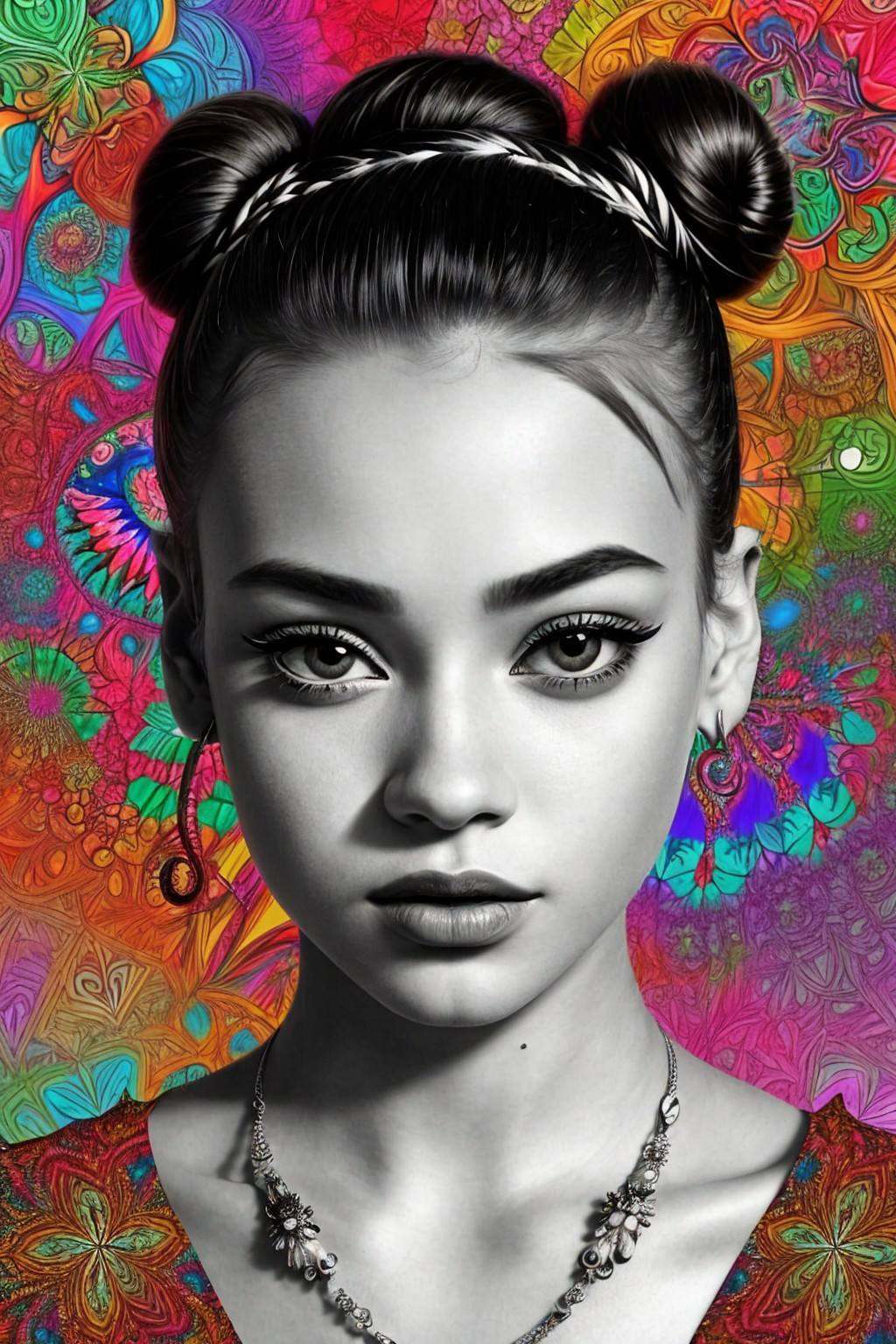 ShaelahMcGilton,  focus on eyes,  close up on face on Tensor.Art