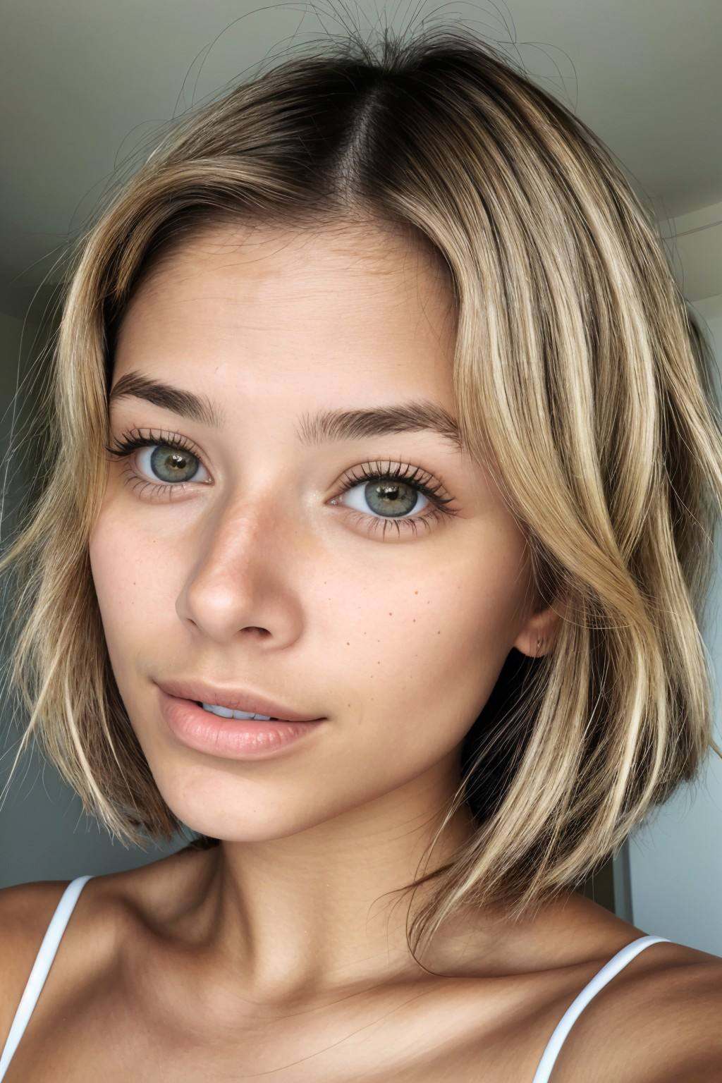photo of FranceskaFournier,  focus on eyes,  close up on face on Tensor.Art