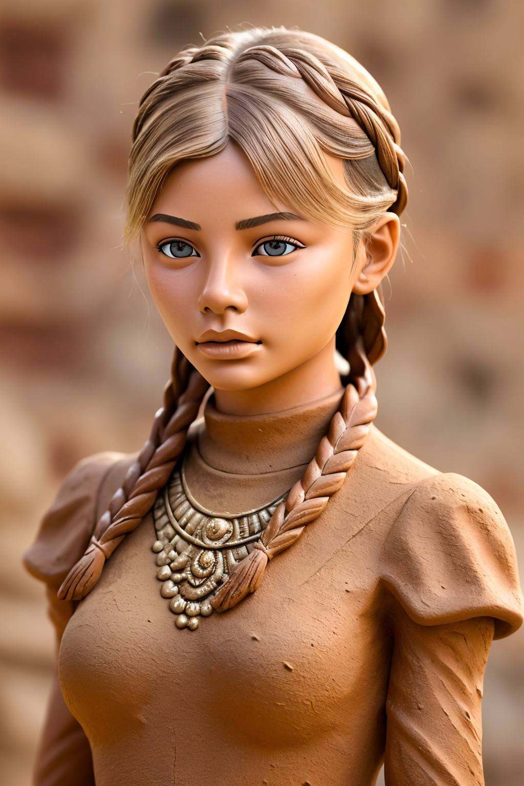 FranceskaFournier glamour photography young invisible makeup,  focus on eyes,  close up on face on Tensor.Art