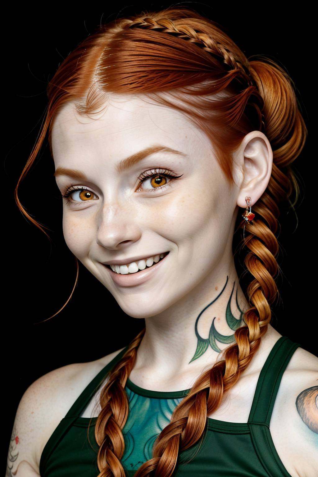 body art,  tattoo style,  detailed on Tensor.Art