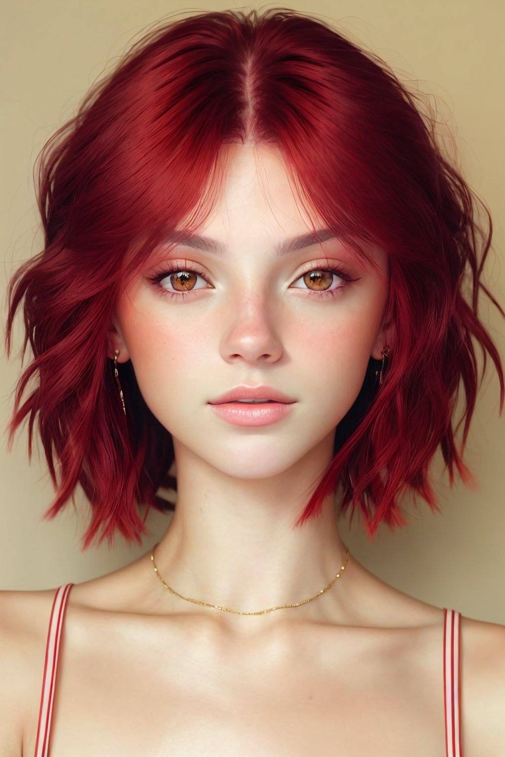 SavannahRaeDemers,  focus on eyes,  close up on face on Tensor.Art