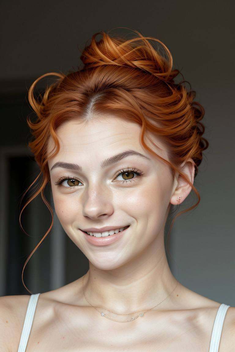 photo of SavannahRaeDemers,  focus on eyes,  close up on face on Tensor.Art