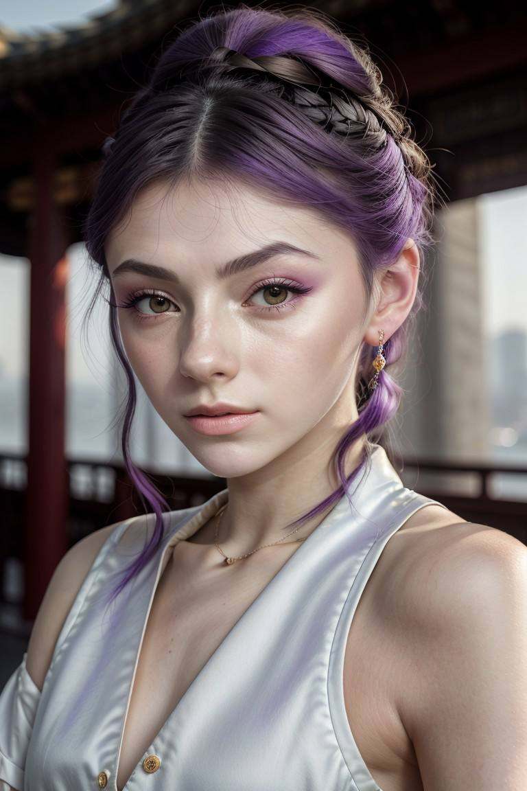 photo of SavannahRaeDemers,  focus on eyes,  close up on face on Tensor.Art