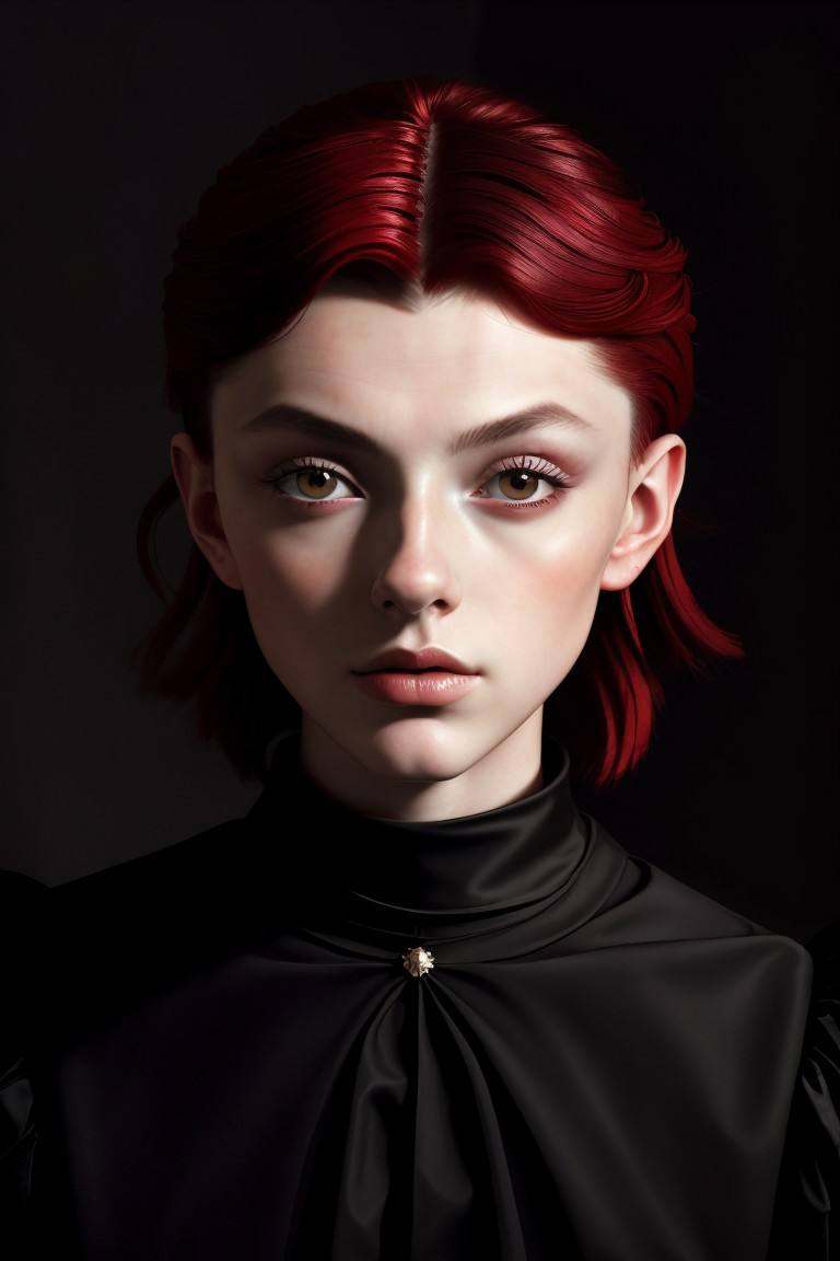 SavannahRaeDemers,  focus on eyes,  close up on face on Tensor.Art