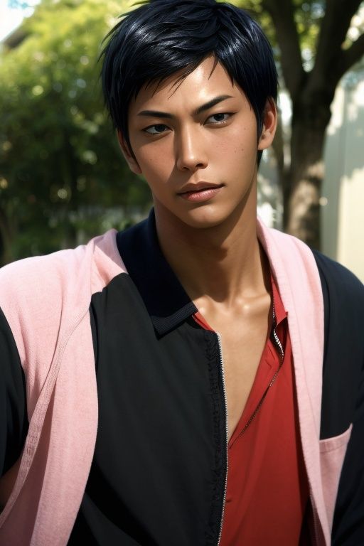 Realistic,  Handsome Aomine Daiki on Tensor.Art