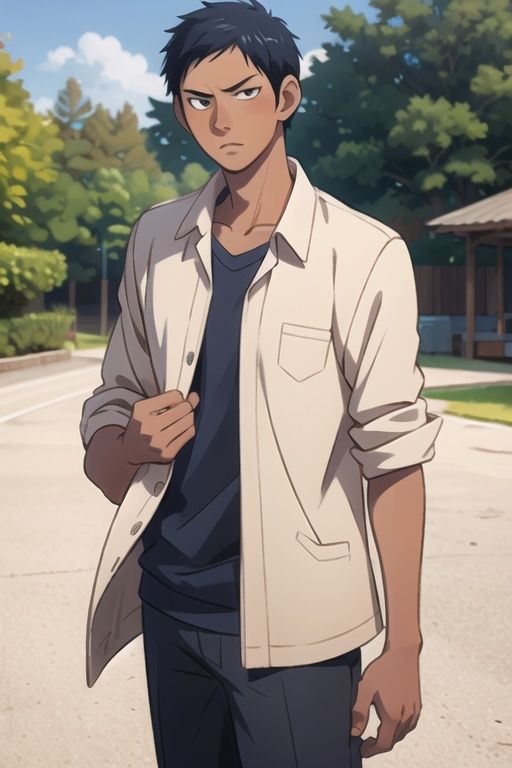 Realistic ,  Handsome Aomine Daiki , on Tensor.Art