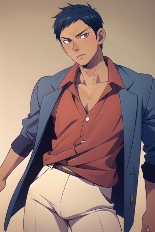 Realistic ,  Handsome Aomine Daiki , on Tensor.Art