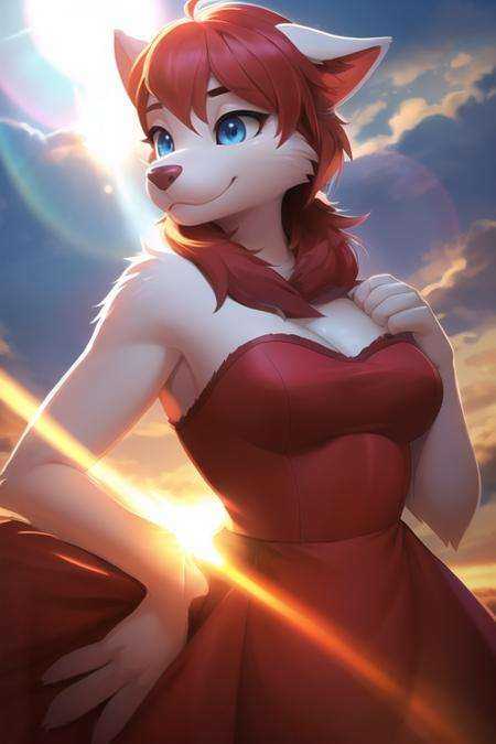 beautiful mature female anthro,  furry,  fuzzy on Tensor.Art