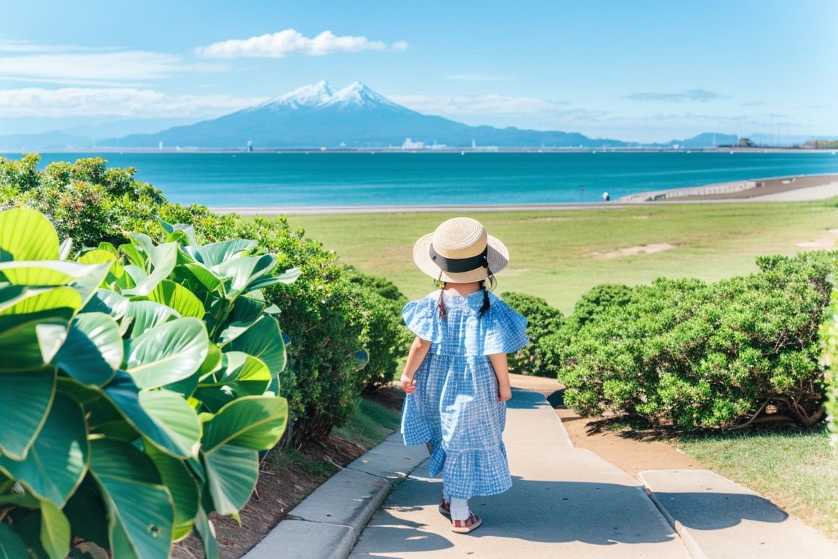 jzcg012，cloud, sky, blue_sky, cloudy_sky, day, hat, ocean, horizon, outdoors, mountain, mountainous_horizon, beach, straw_hat, 1girl, condensation_trail<lora:jzcg012:0.9>, masterpiece, best quality, 8k， ultra-high definition