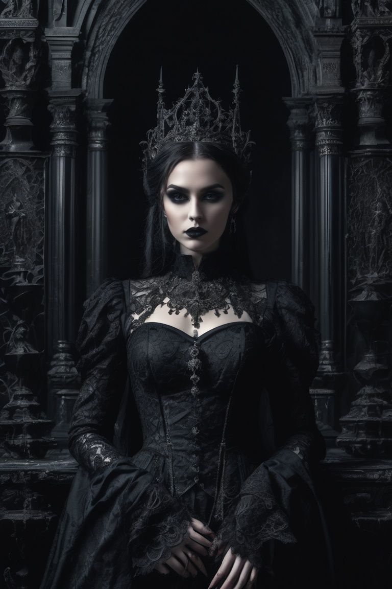 Gothic style ((full body)),  (RAW photo),  (8k) on Tensor.Art