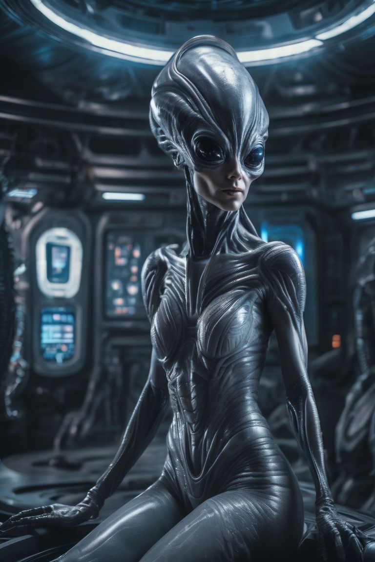 Alien-themed ((full body)),  (RAW photo),  (8k) on Tensor.Art