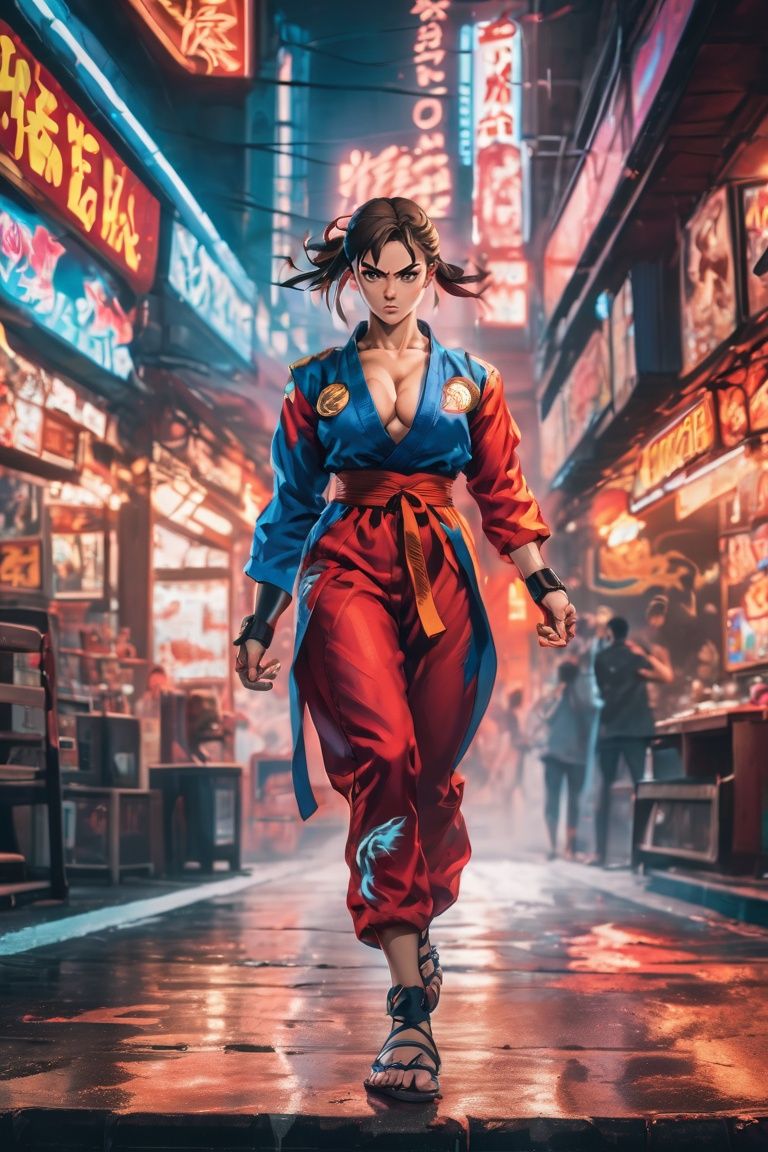 Street Fighter style ((full body)),  (RAW photo),  (8k) on Tensor.Art
