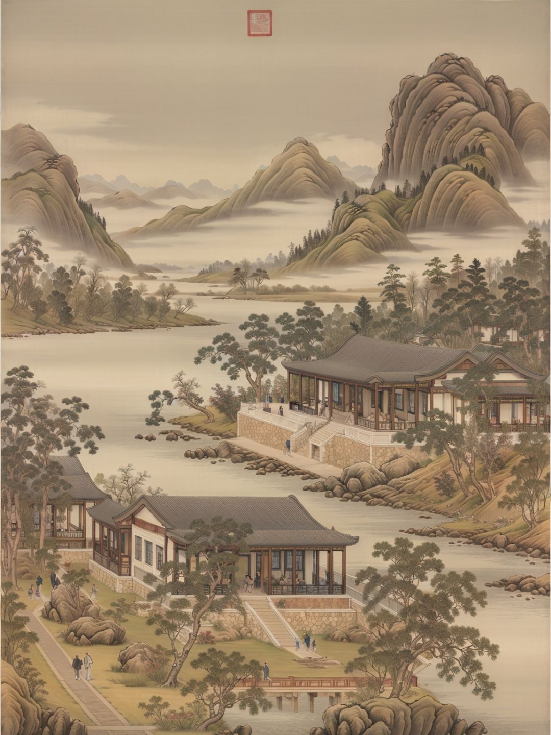 <lora:jzcg036:0.6> jzcg036, scenery, building, tree, masterpiece, best quality, 8k, ultra-high definition
