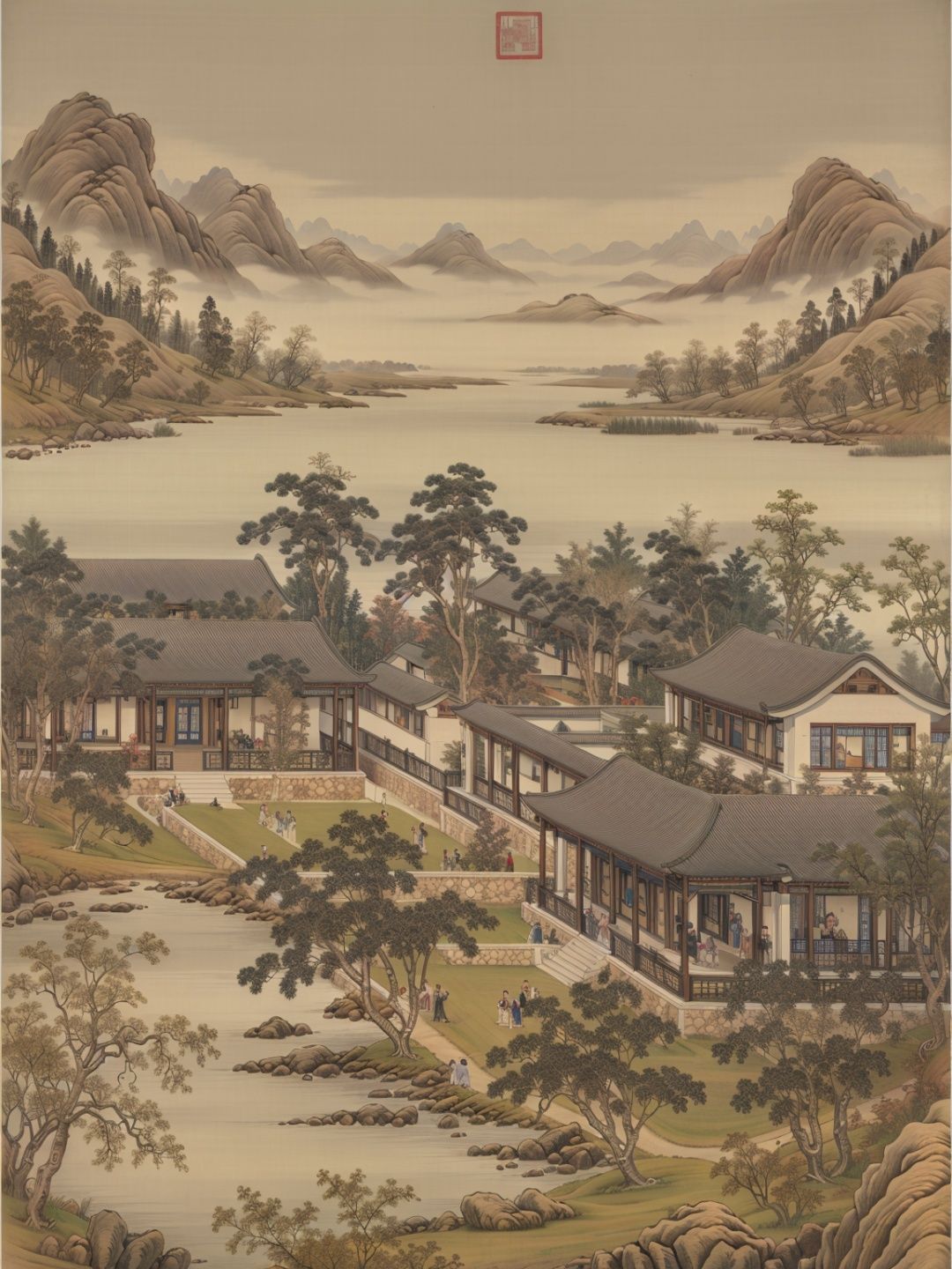 <lora:jzcg036:0.6> jzcg036, scenery, building, tree, masterpiece, best quality, 8k, ultra-high definition
