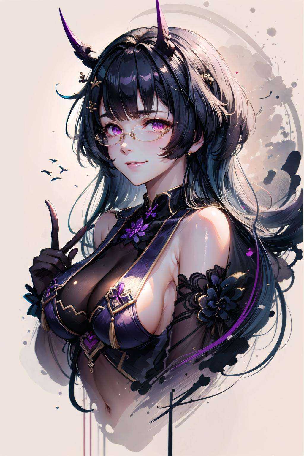 1girl,  solo,  light smile on Tensor.Art