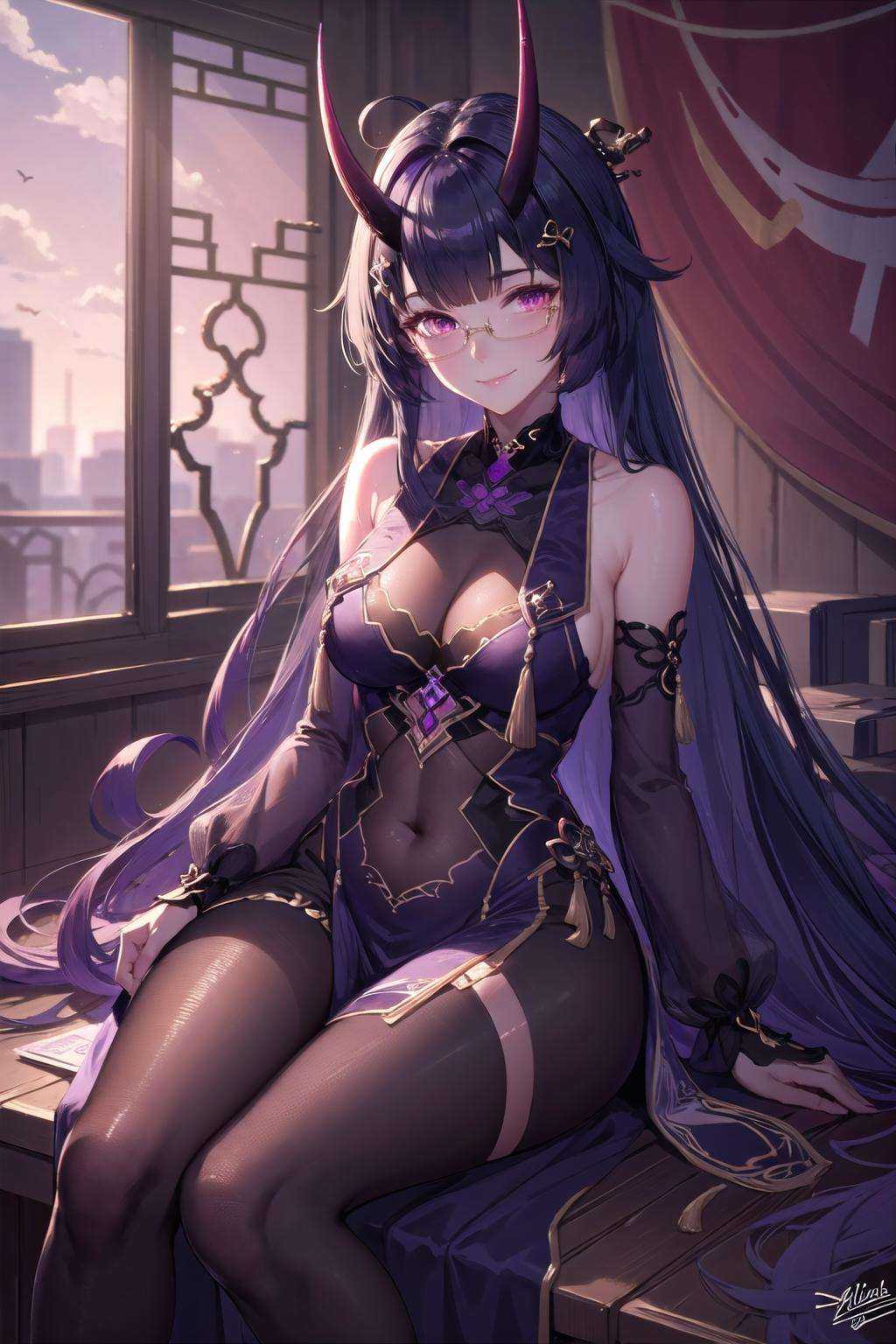 1girl,  solo,  light smile on Tensor.Art