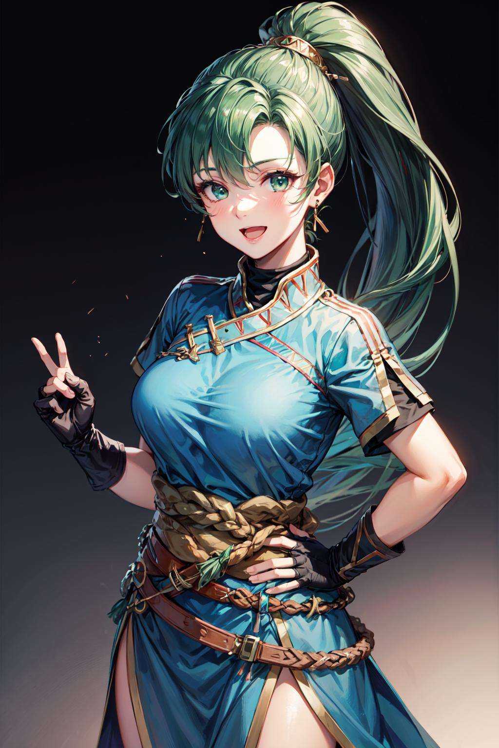lyn_(fire_emblem),  1girl,  solo on Tensor.Art