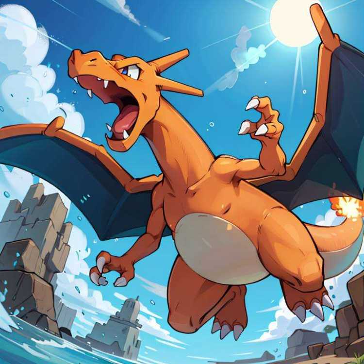Charizard & Mega X Form (Pokemon) (Pokedex #0006) by Citron Legacy on Tensor.Art