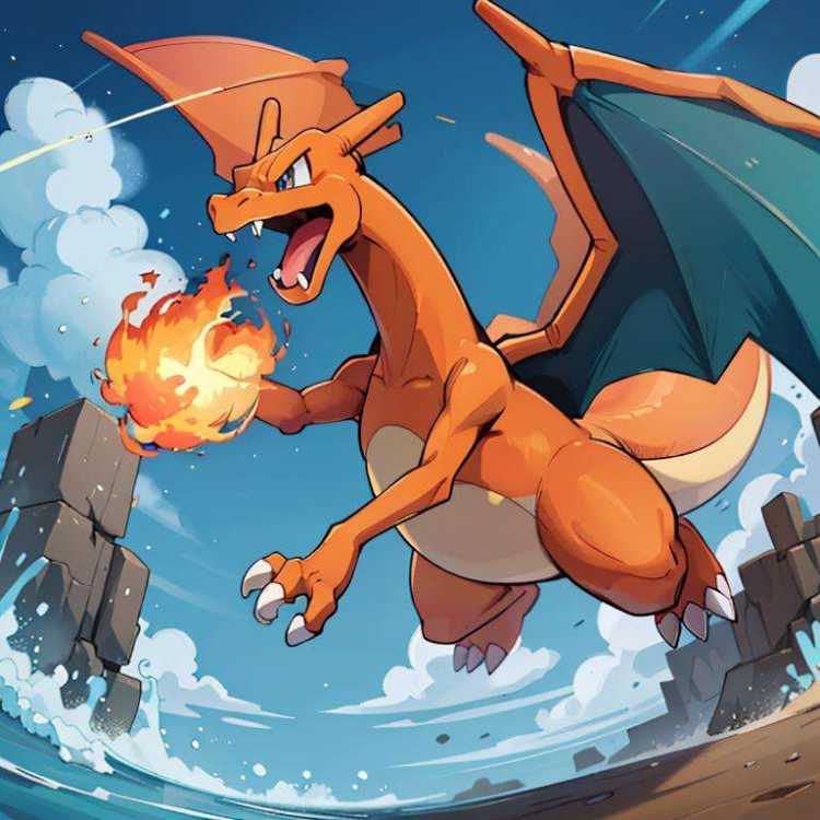 Charizard & Mega X Form (Pokemon) (Pokedex #0006) by Citron Legacy on Tensor.Art
