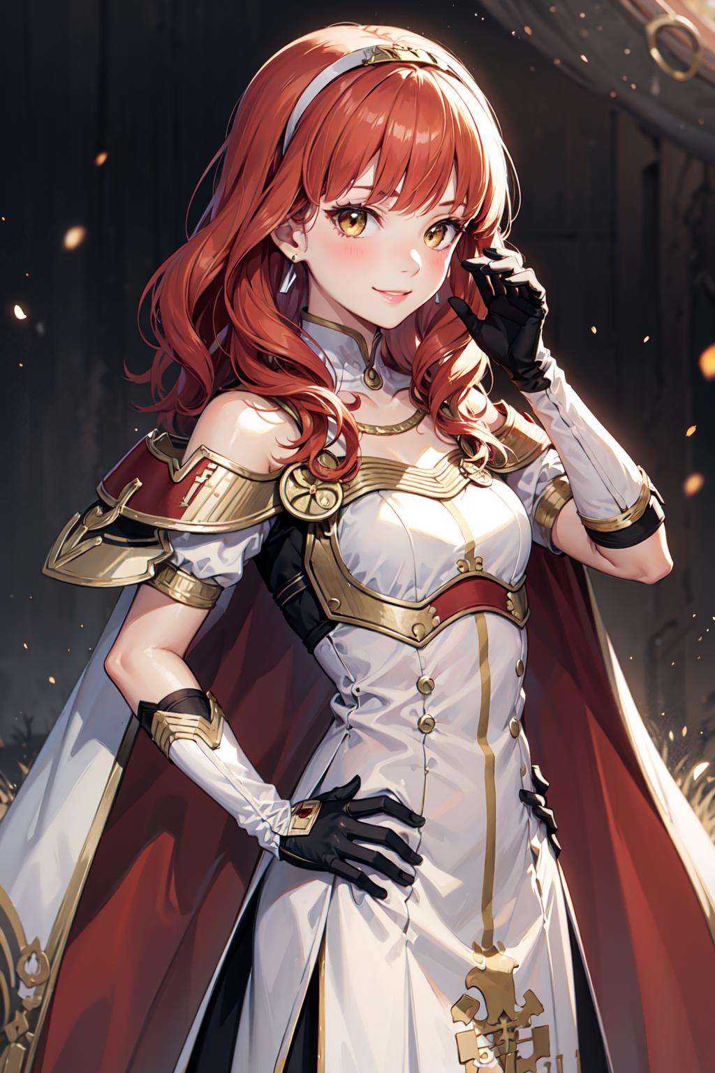 1girl,  yellow eyes,  long hair on Tensor.Art