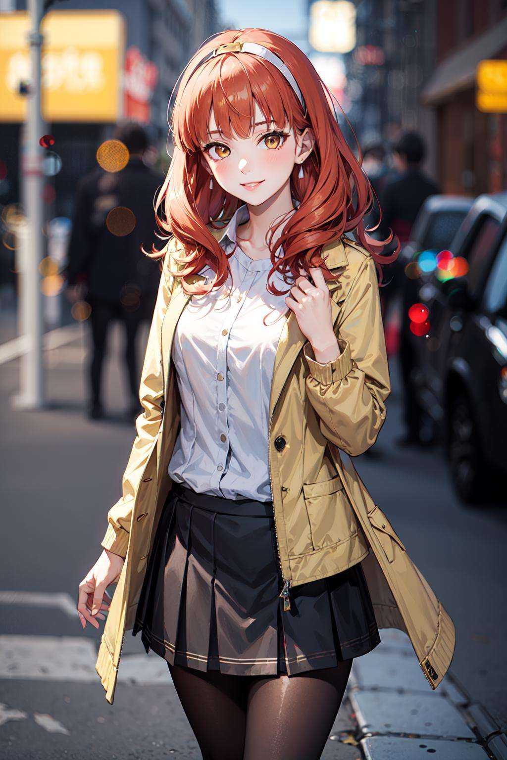 1girl,  yellow eyes,  long hair on Tensor.Art