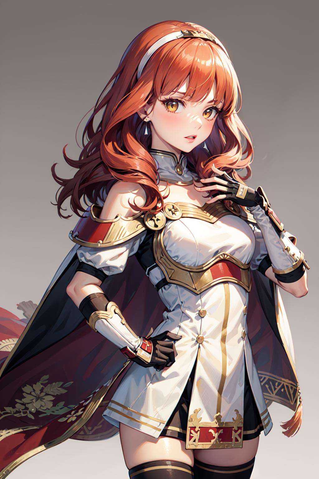 1girl,  yellow eyes,  long hair on Tensor.Art