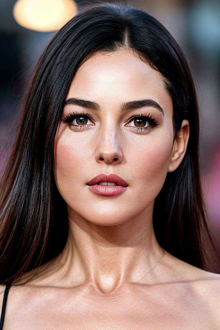 photo of beautiful ,  a woman with beautiful hair,  as a movie star in a (movie premiere) on Tensor.Art