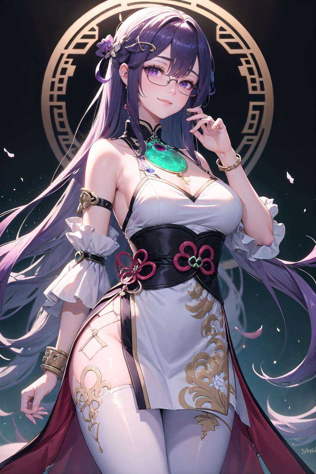 1girl,  solo,  light smile on Tensor.Art