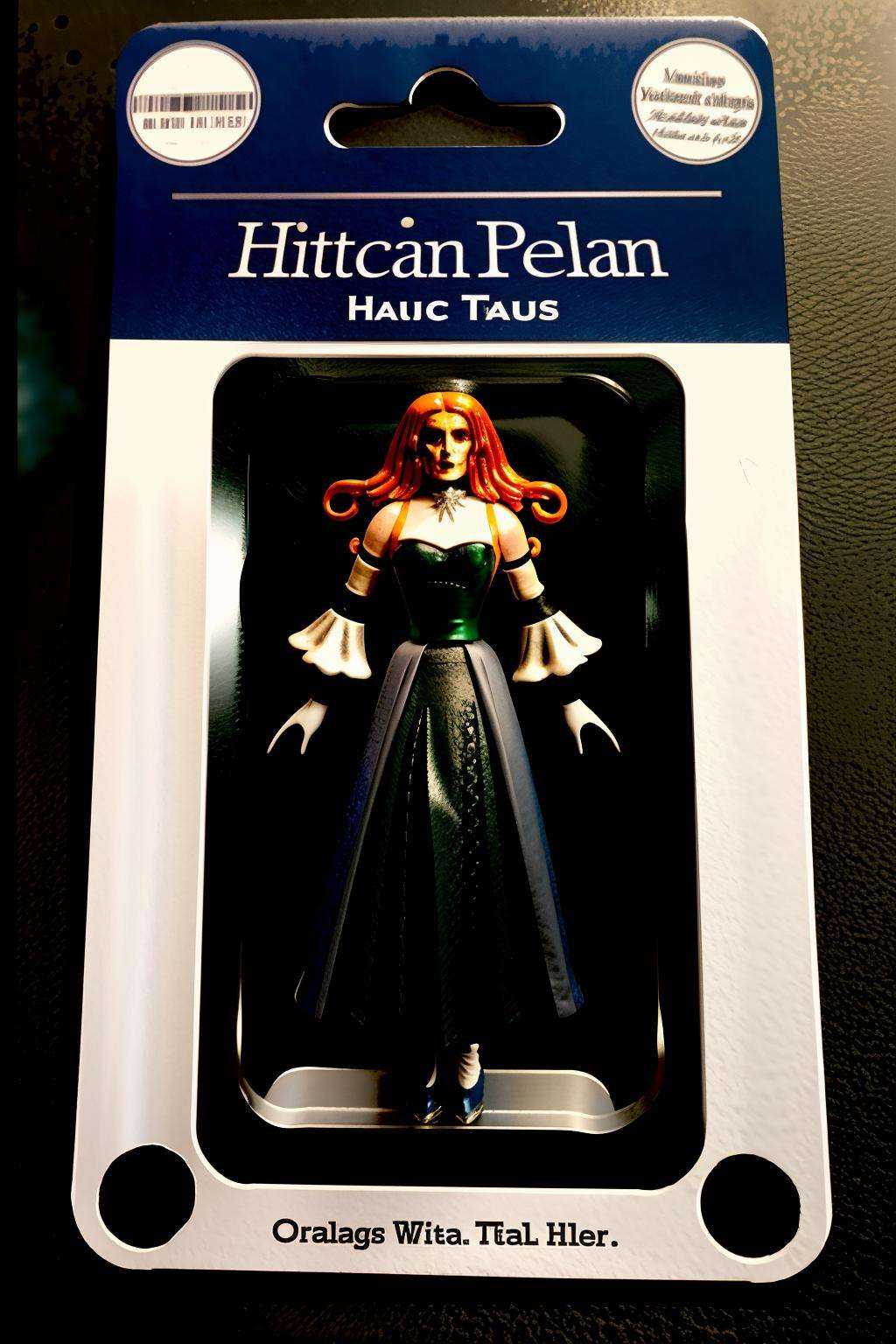 Hannibal-Witch: A blend of Hannibal Lecter and a Witch from a fairy tale,  this figure savors the macabre:0.5 while wieldi...
