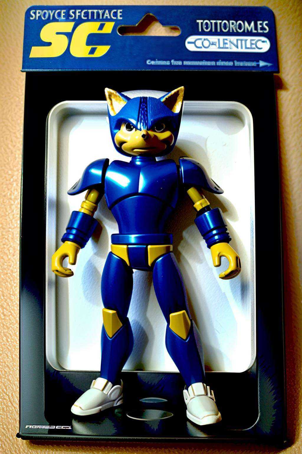 Cyborg the Hedgehog: Merging Cyborg from DC and Sonic the Hedgehog,  this action figure boasts high-tech enhancements:0.6...
