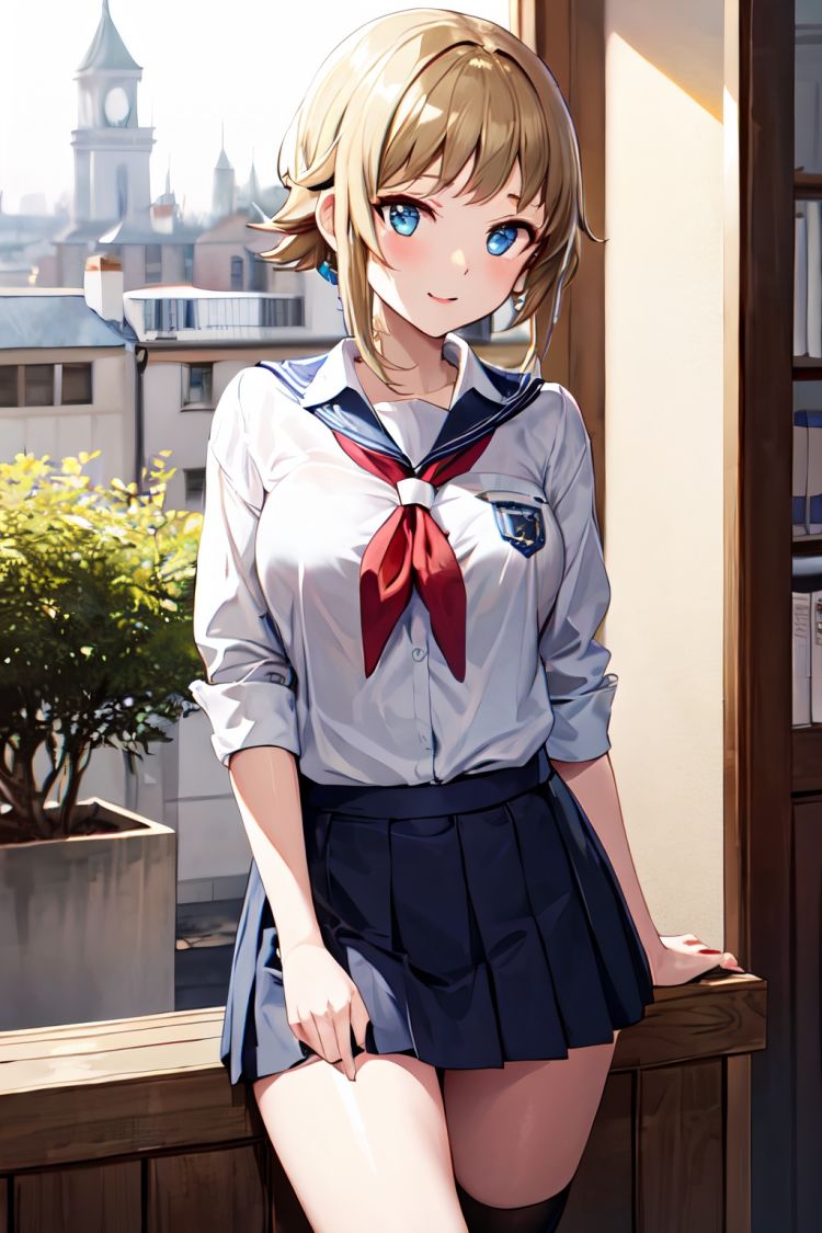 Fumina Hoshino/ ホシノ・フミナ  Gundam Build Fighters Try by Silrow on Tensor.Art