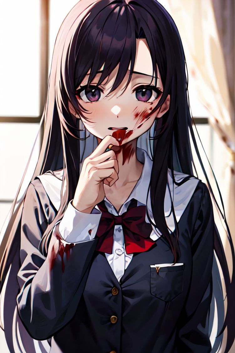 Kotonoha Katsura/ 桂言葉| School Days by Silrow on Tensor.Art