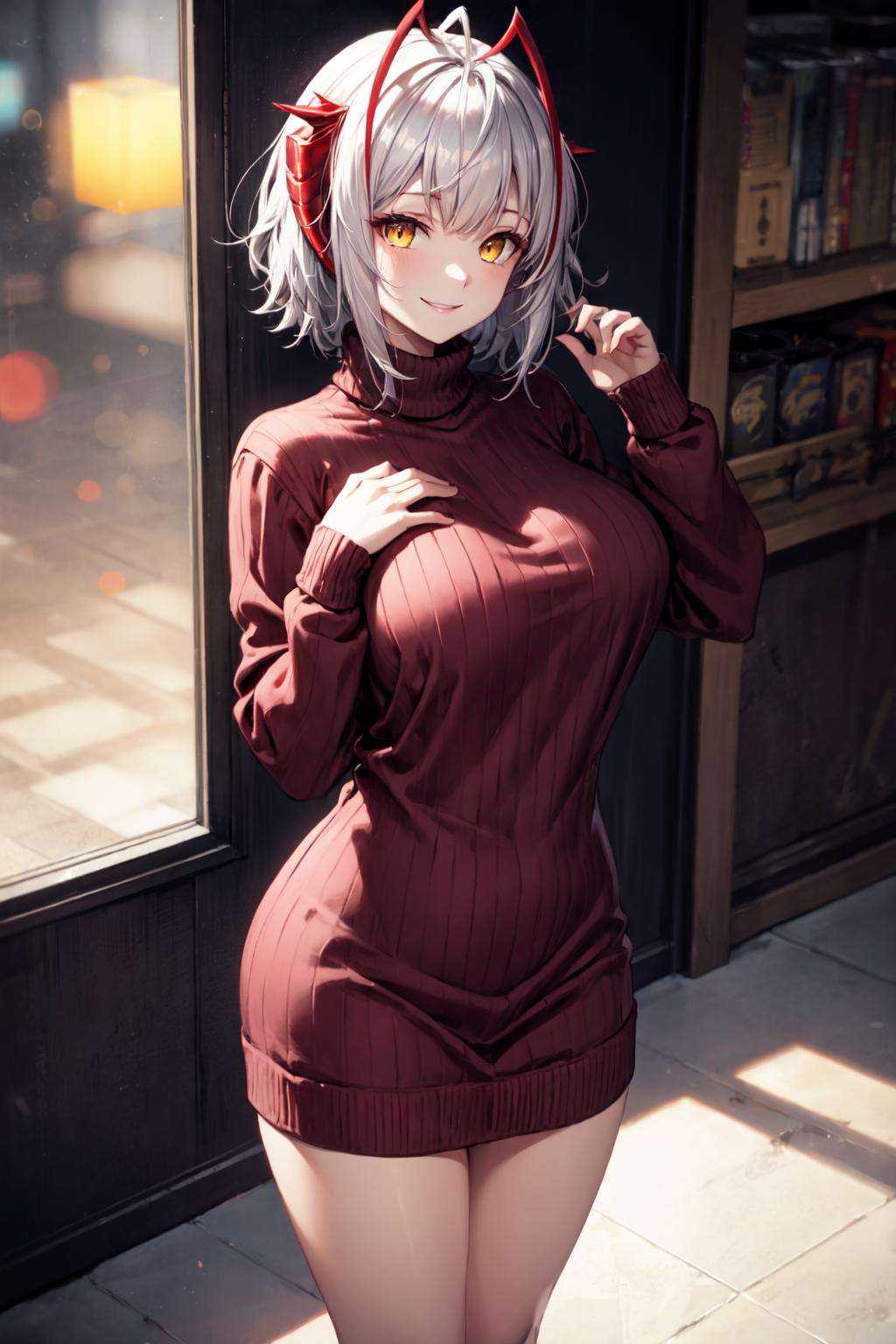 1girl,  yellow eyes,  short hair on Tensor.Art