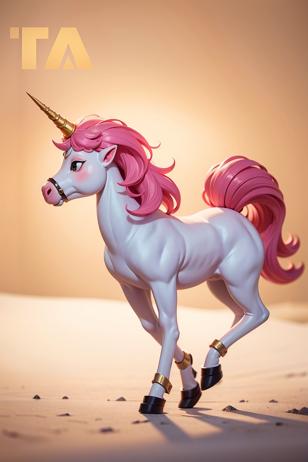 Super Adorable cute Baby unicorn,  cartoon,  full body profile image on Tensor.Art