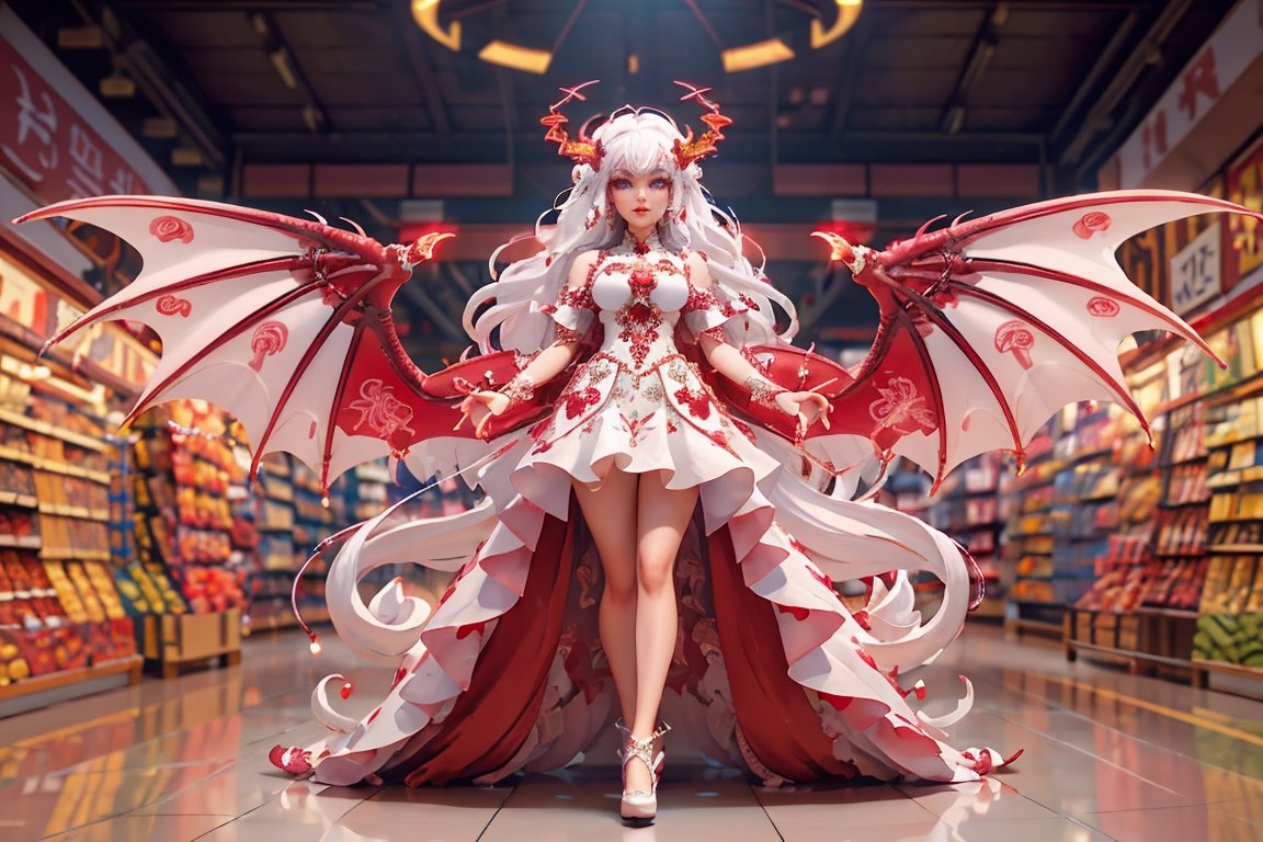 Full body,  (Background supermarket),  (shopping) on Tensor.Art