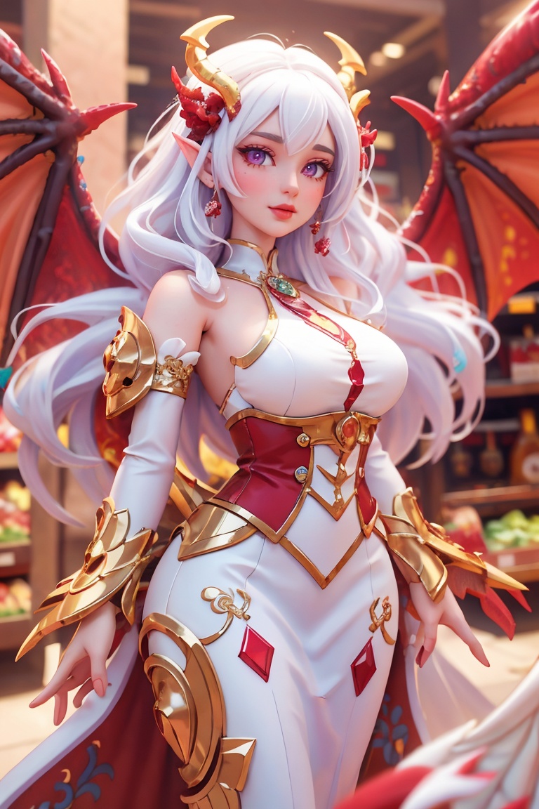 (Background supermarket),  shopping,  Demon on Tensor.Art