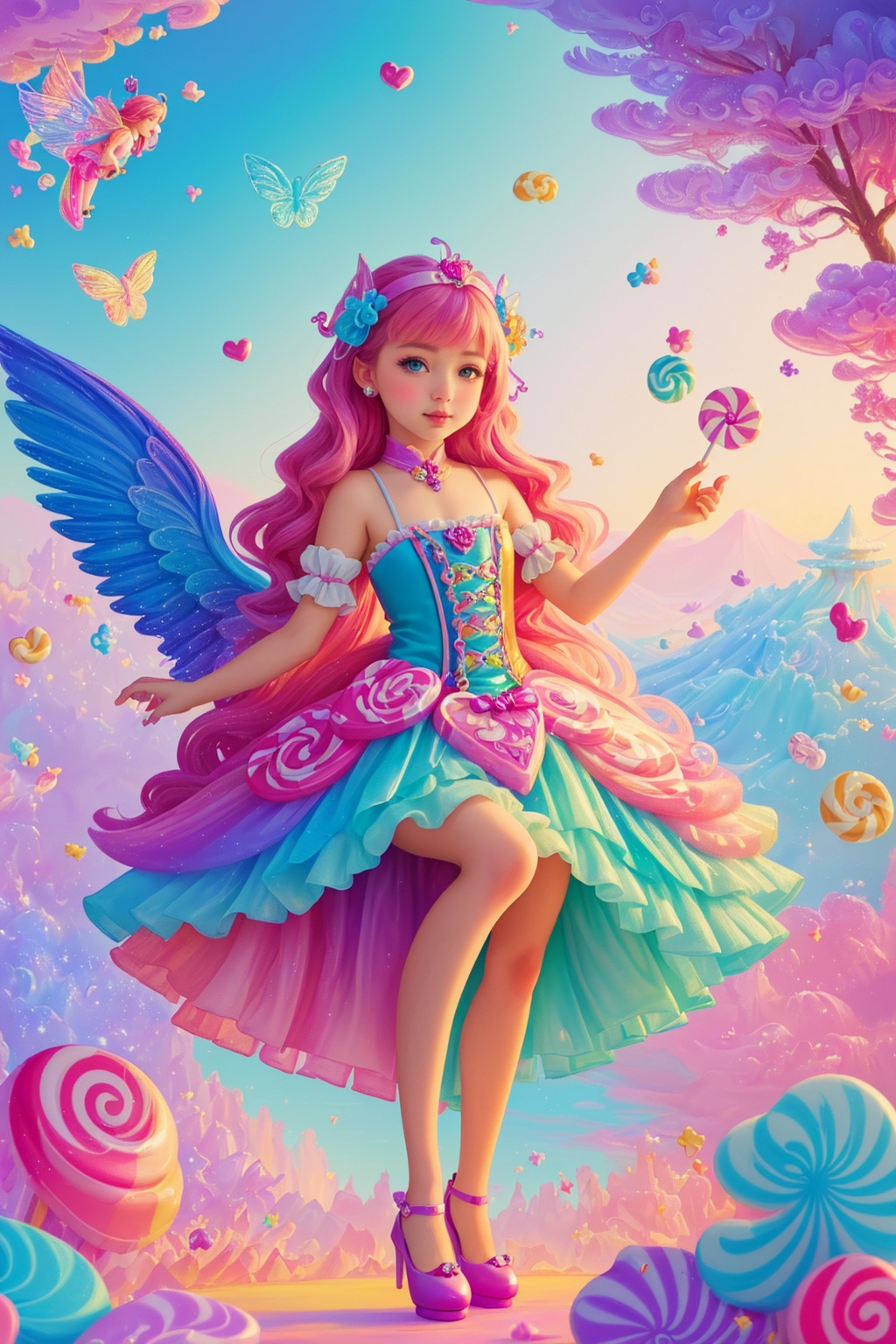 Digital Illustration,  Artistic style,  DeviantArt and Fantasy Art inspirations on Tensor.Art
